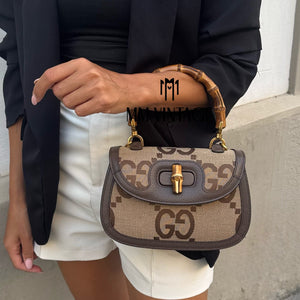 Borsa Bamboo 1947 Jumbo GG Gucci
