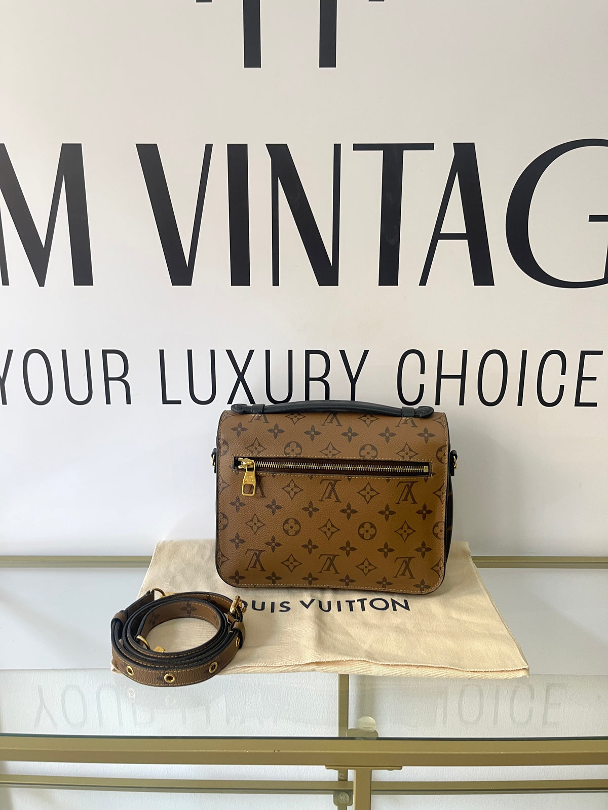 Borsa Métis Monogram Reverse Louis Vuitton