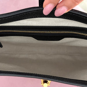 Borsa Jackie 1961 Denim Nero Gucci