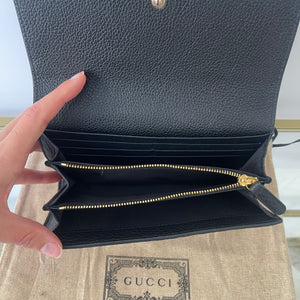 Portafoglio Continental GG Emblem Gucci