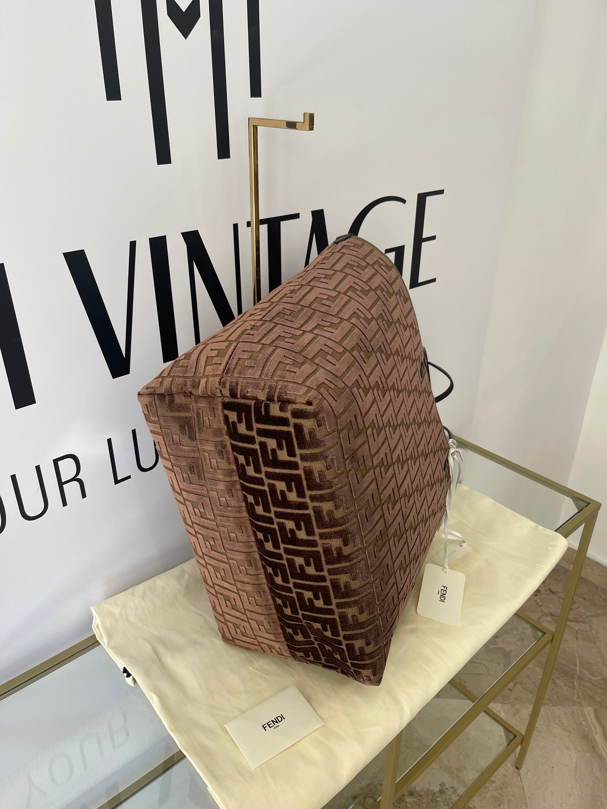 Borsa Zucca Roll reversibile Large Fendi