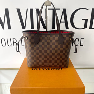 Borsa Neverfull PM Damier Ébène Louis Vuitton