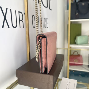 Wallet On Chain Marmont GG Interlocking Gucci