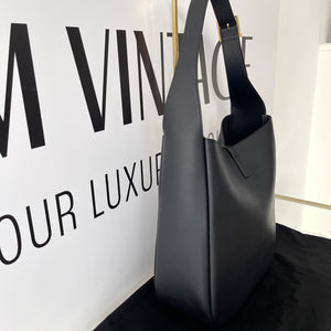 Le 5 à 7 large morbida in pelle martellata Saint Laurent