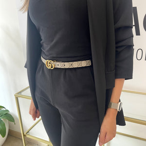 Cintura reversibile GG Marmont Supreme 2 cm Gucci