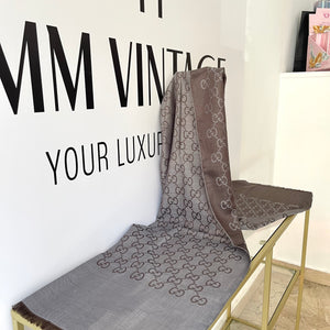 Stola GG in Lana e Seta reversibile Gucci