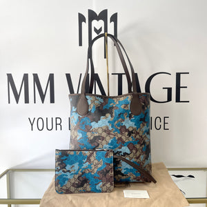 Borsa Shopping Camouflage GG Supreme Gucci