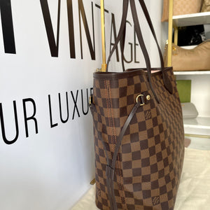 Borsa Neverfull MM Damier Ebène Louis Vuitton
