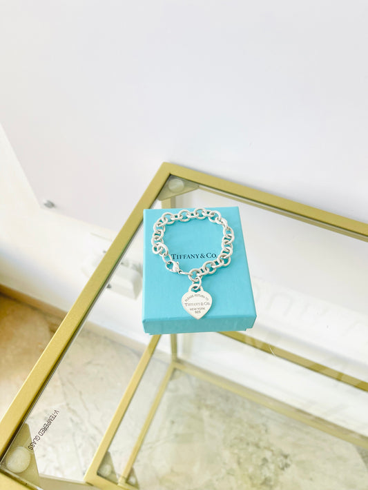 Bracciale a maglie cuore M Tiffany