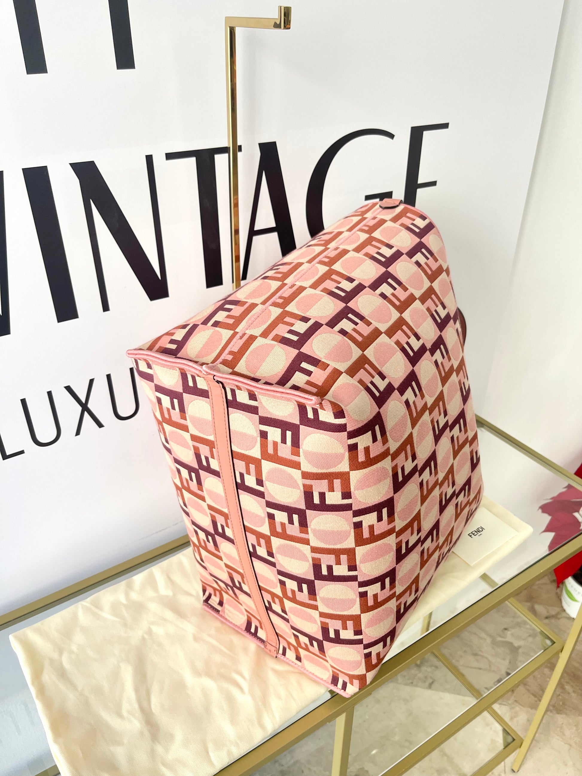 Borsa Shopping Roll Large reversibile Fendi