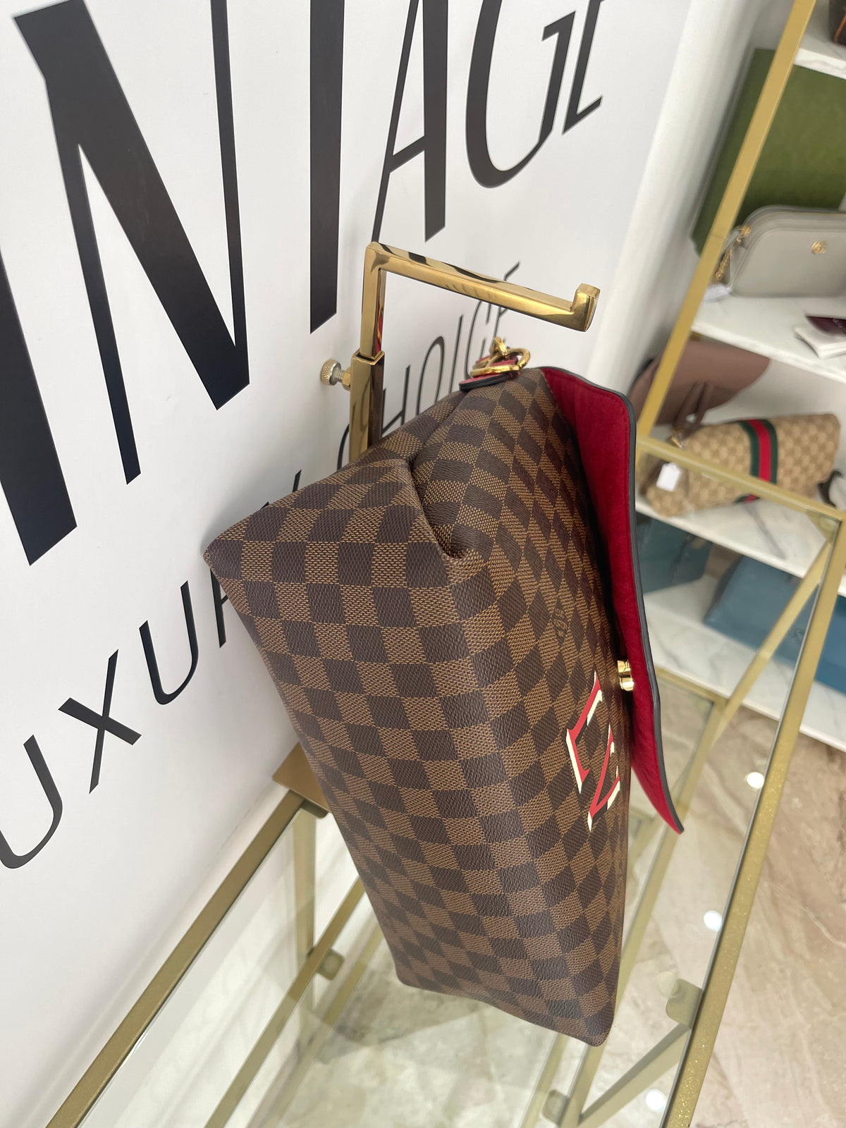 Borsa Beaubourg MM Damier Ebène Louis Vuitton