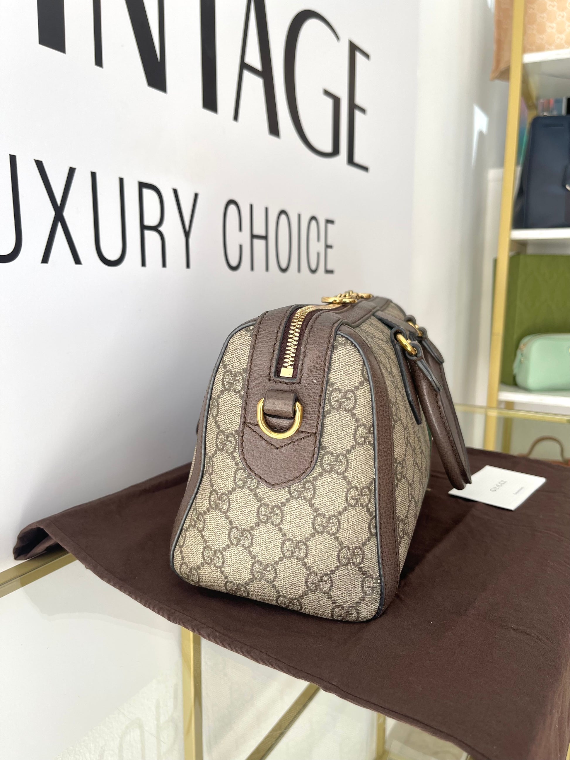 Borsa Bauletto Ophidia GG Supreme Gucci