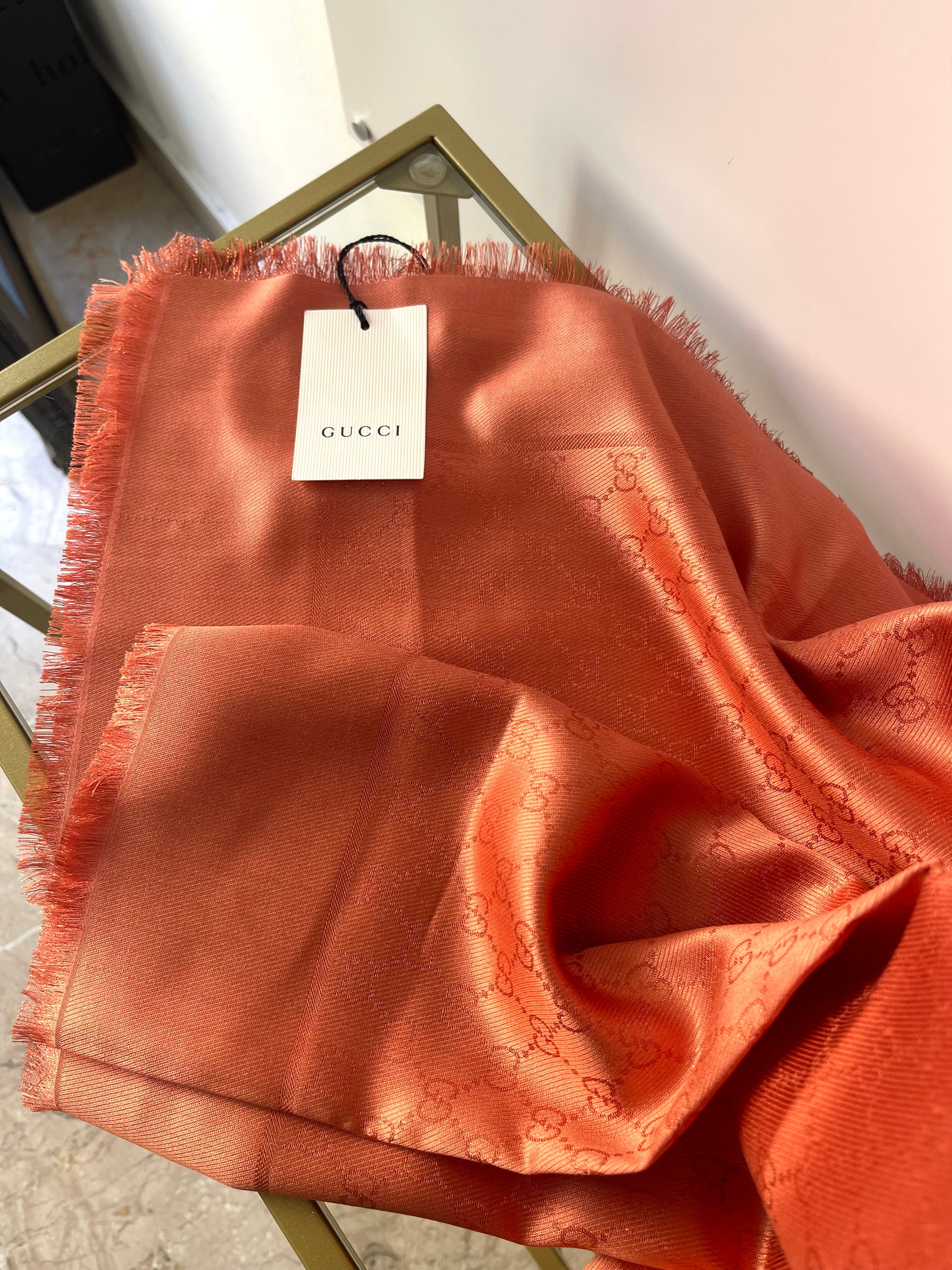 Scialle GG Lamé Gucci