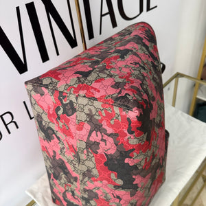 Borsa Shopping Camouflage GG Supreme Gucci