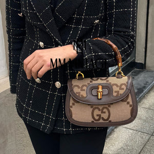 Borsa Bamboo 1947 Jumbo GG Gucci