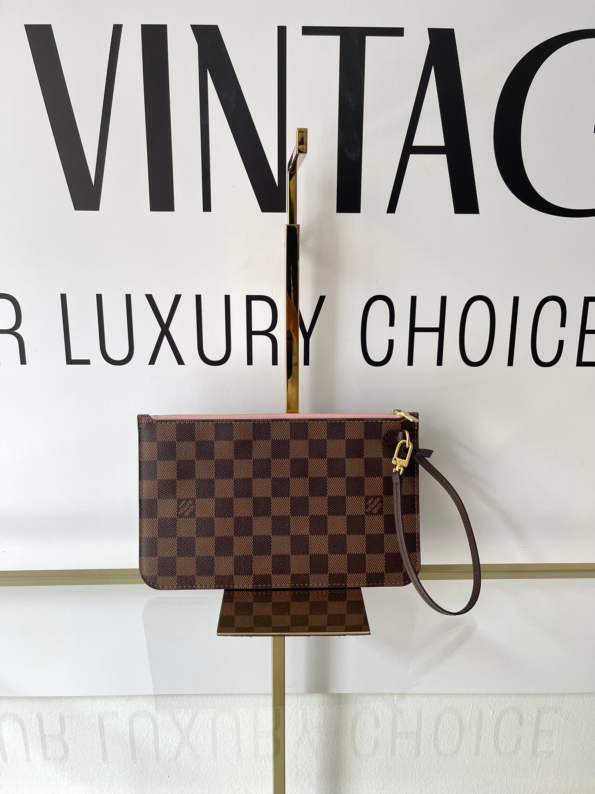 Pochette Damier Ebène Louis Vuitton