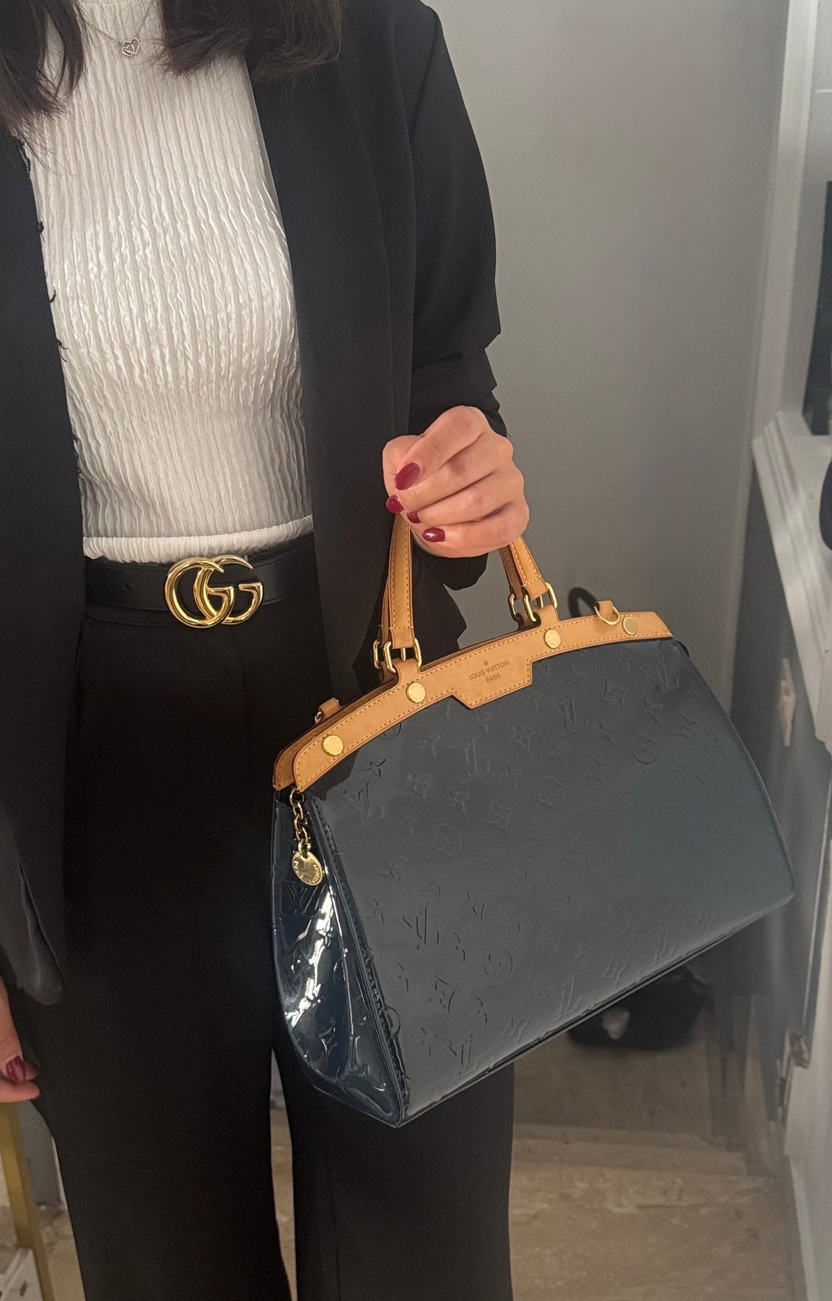 Borsa Bréa MM Monogram Vernis Louis Vuitton