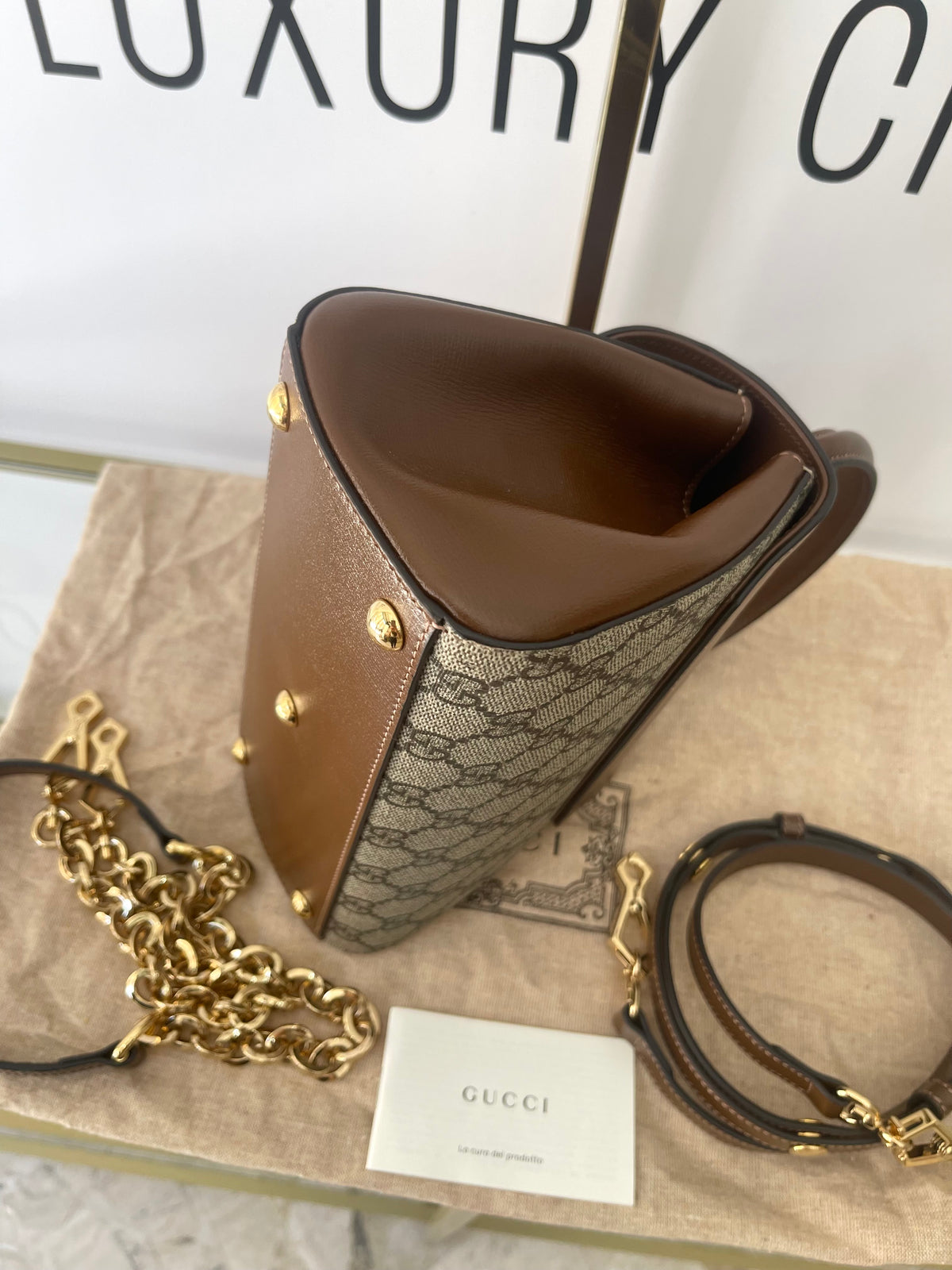 Borsa Horsebit 1955 GG Supreme Gucci