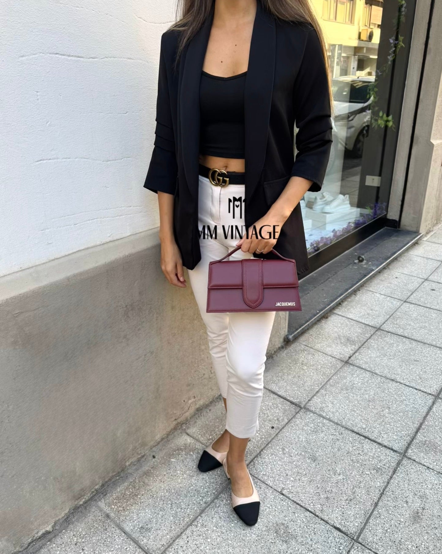 Borsa Le Grand Bambino Bordeaux Jacquemus