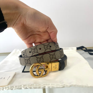 Cintura reversibile GG Marmont 2 cm Gucci