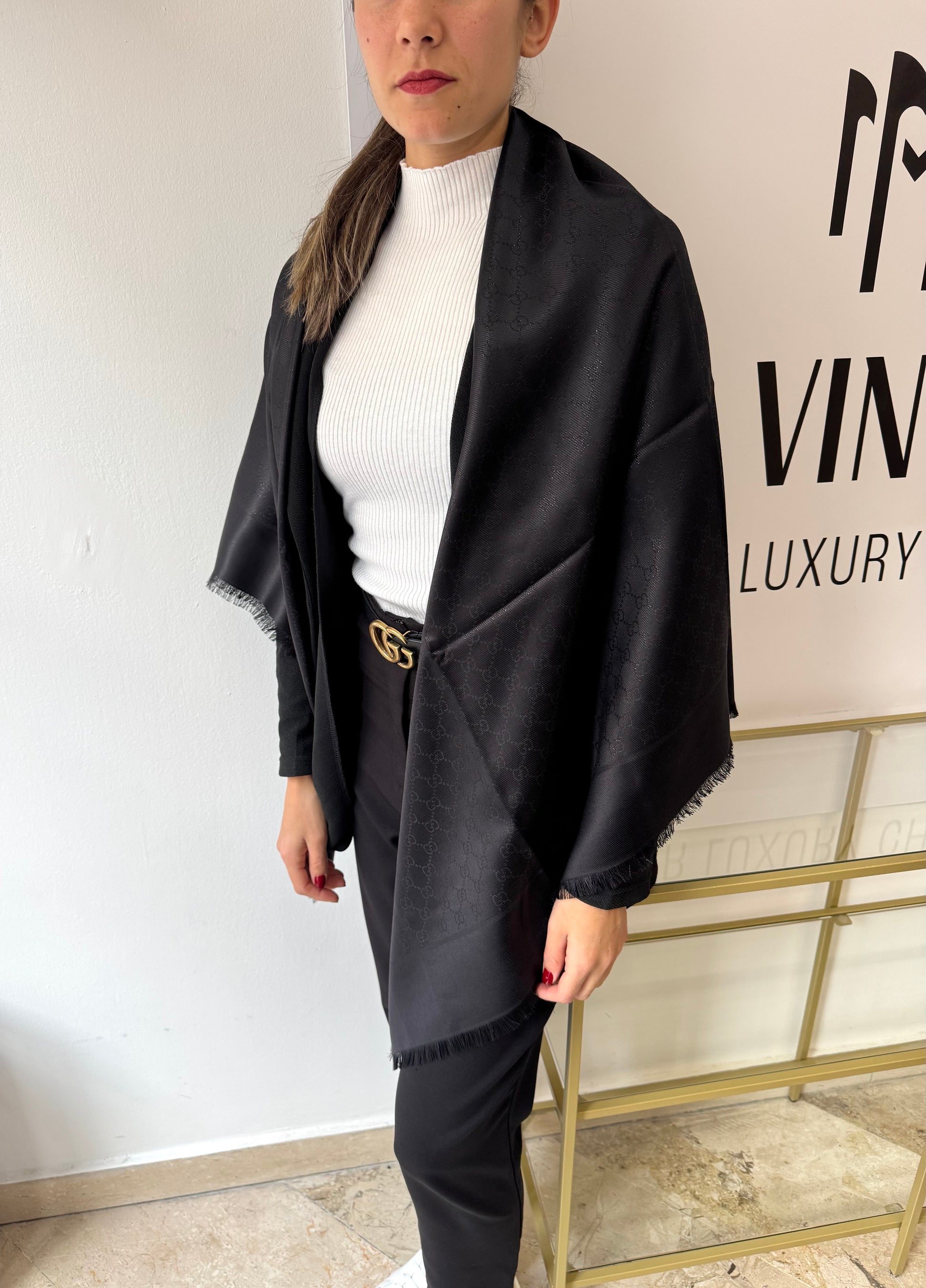 Scialle GG Lamé Gucci