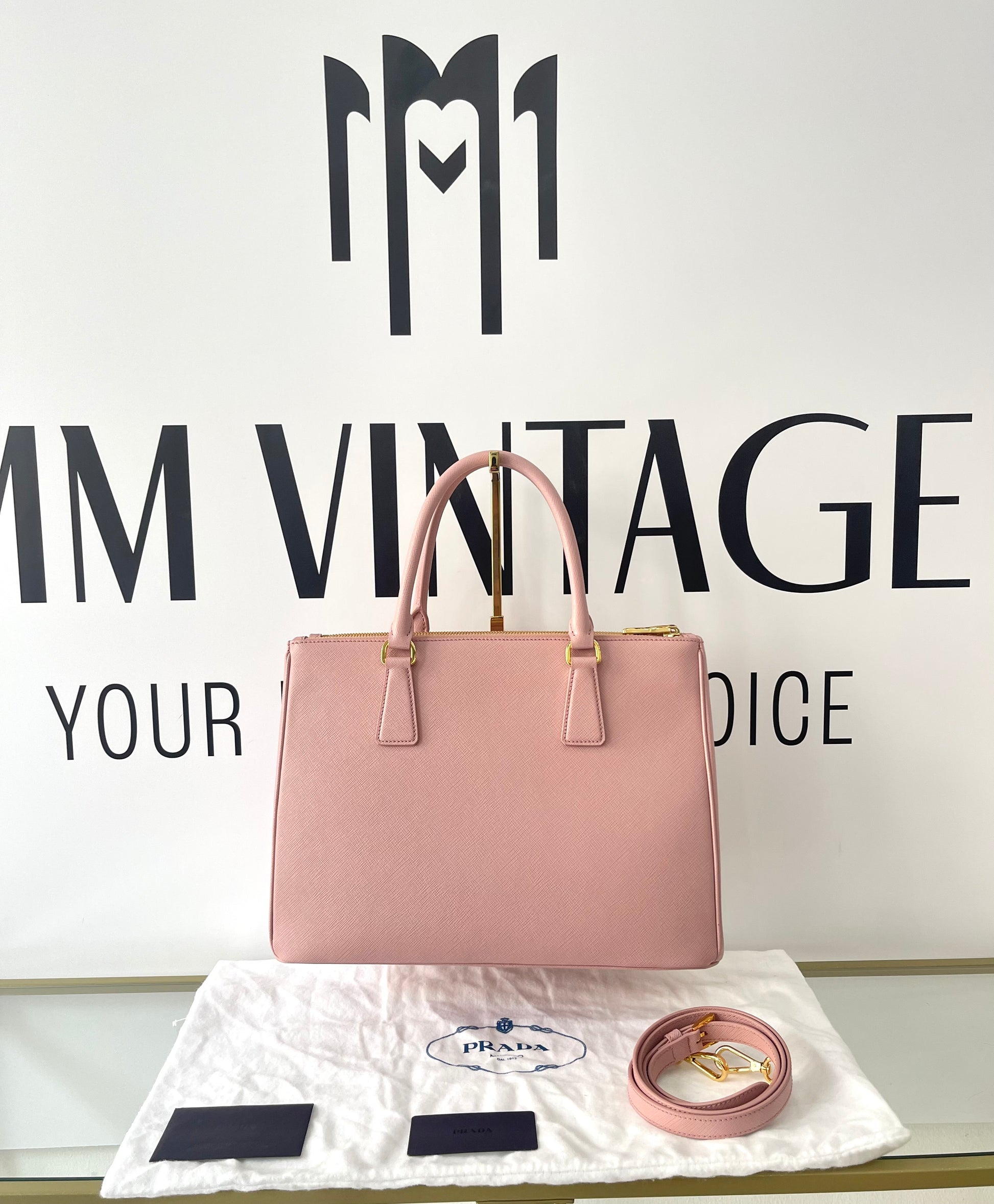 Borsa Galleria Large in Saffiano Prada