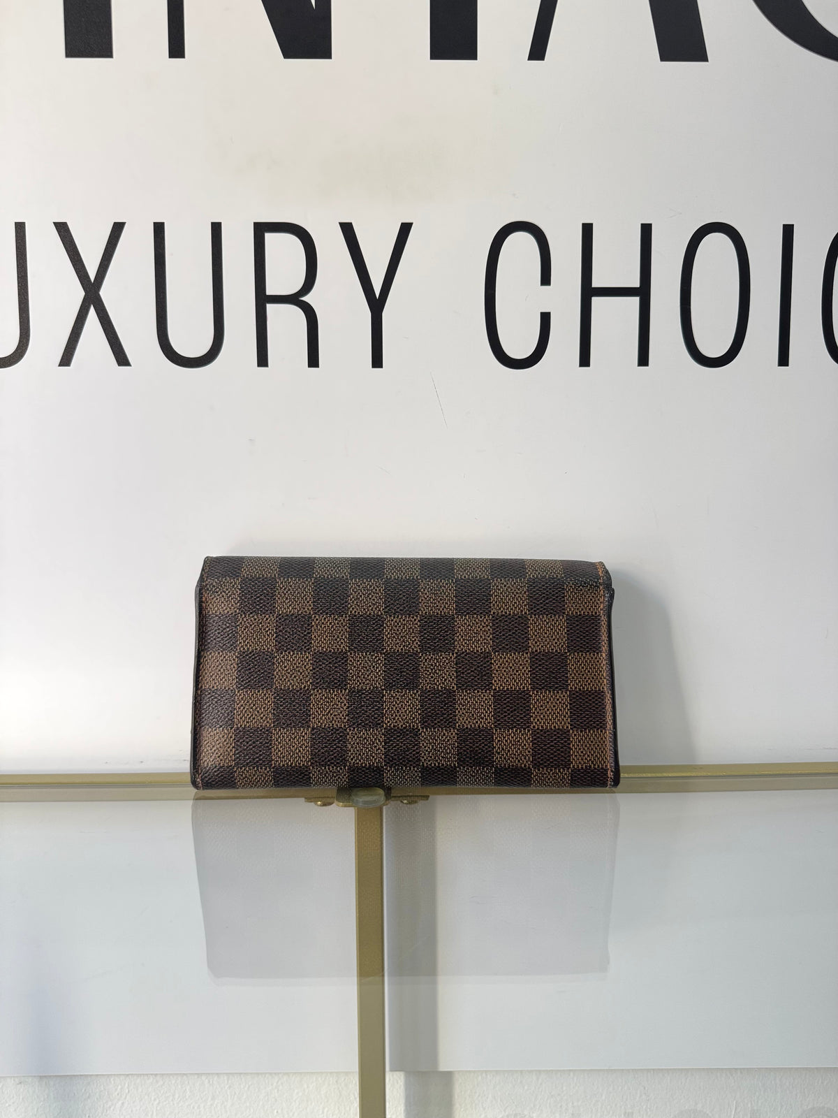 Portafoglio Sarah Damier Ebéne Louis Vuitton