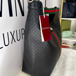 Borsa Shopping Giglio Microguccissima Gucci