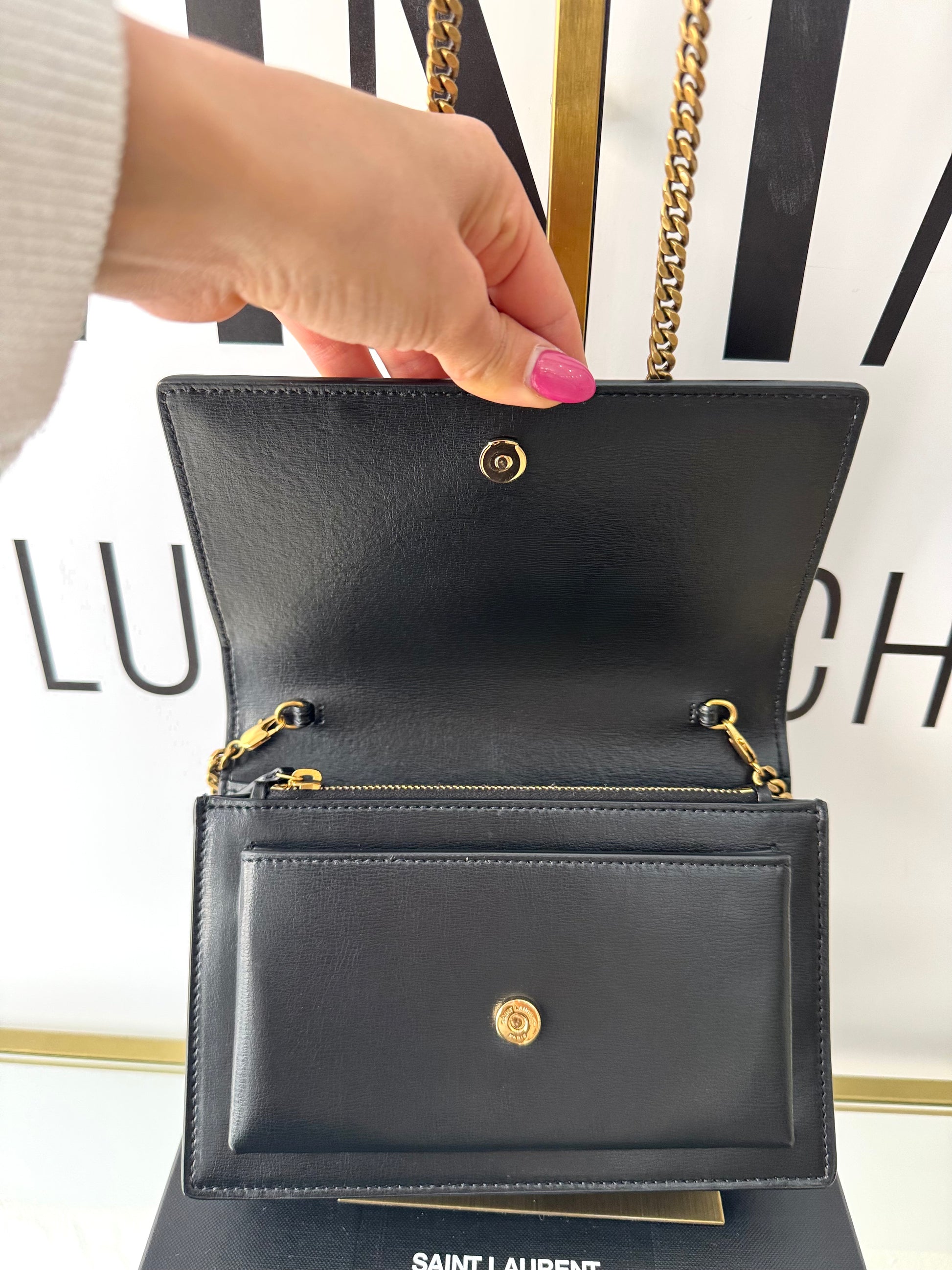 Wallet On Chain Sunset Saint Laurent