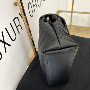 Borsa LouLou Small black hw argento YSL
