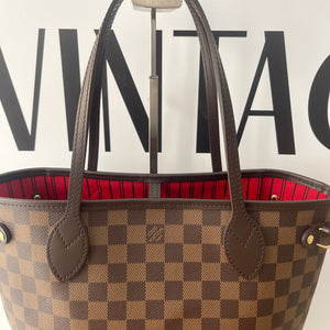 Borsa Neverfull PM Damier Ébène Louis Vuitton