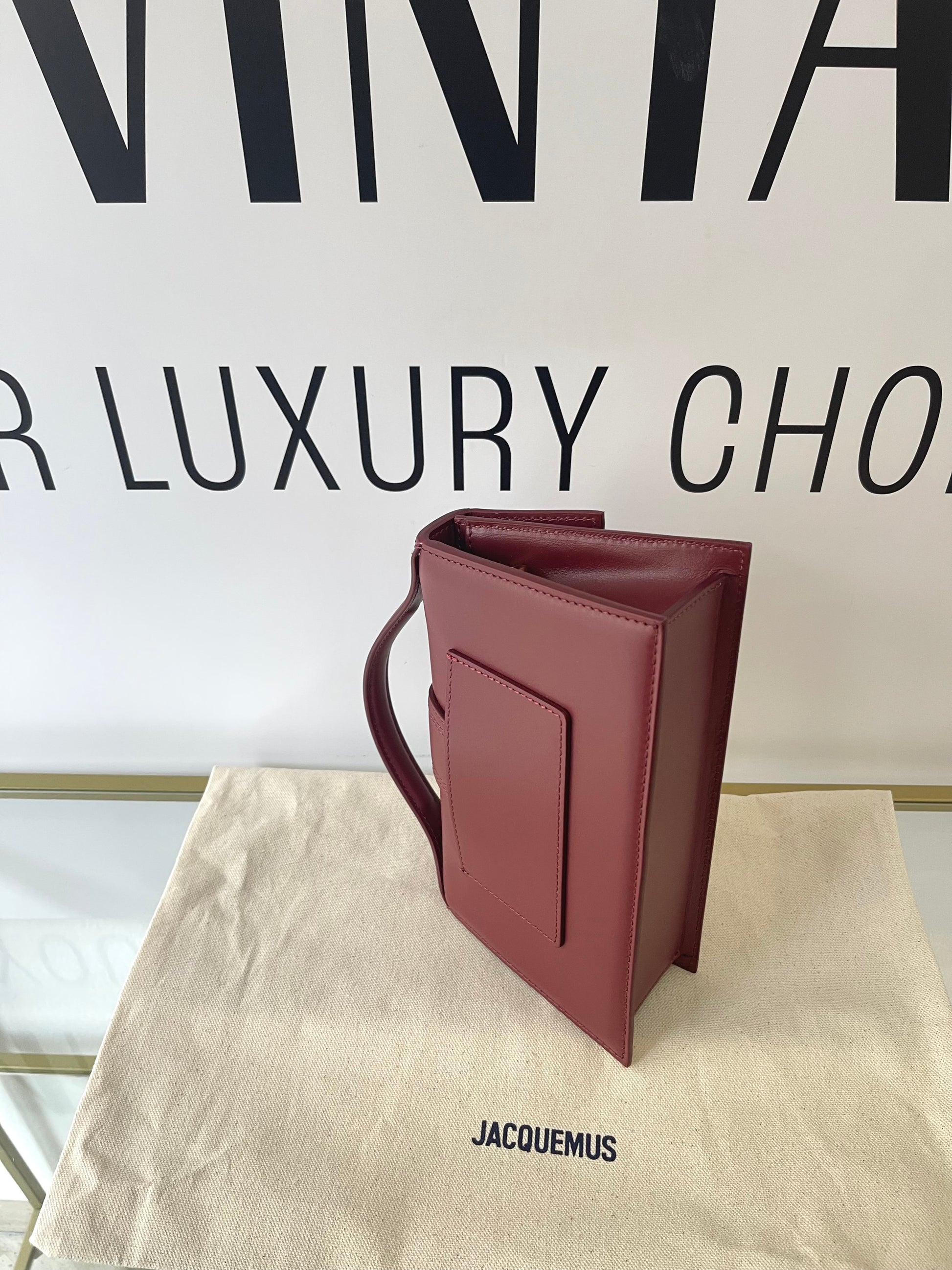 Borsa Le Grand Bambino Bordeaux Jacquemus