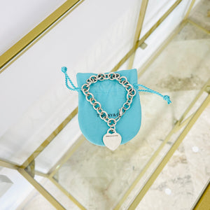 Bracciale a Maglie Cuore M Tiffany