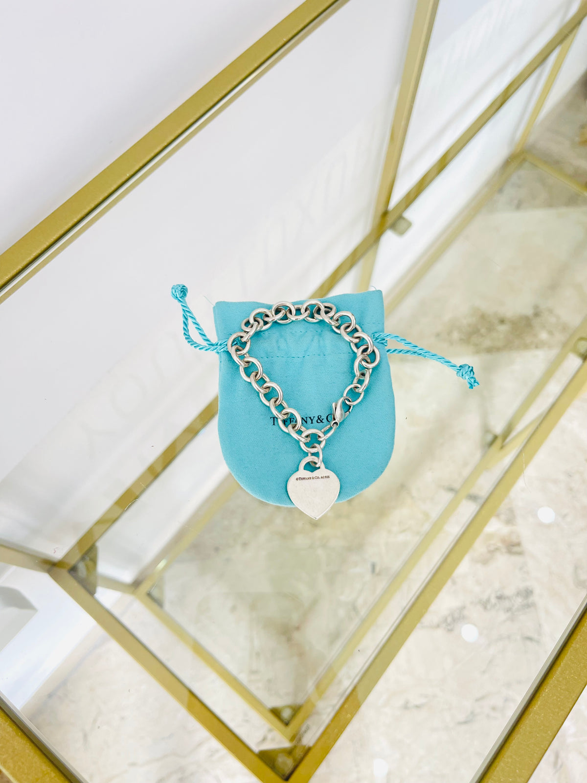 Bracciale a Maglie Cuore M Tiffany