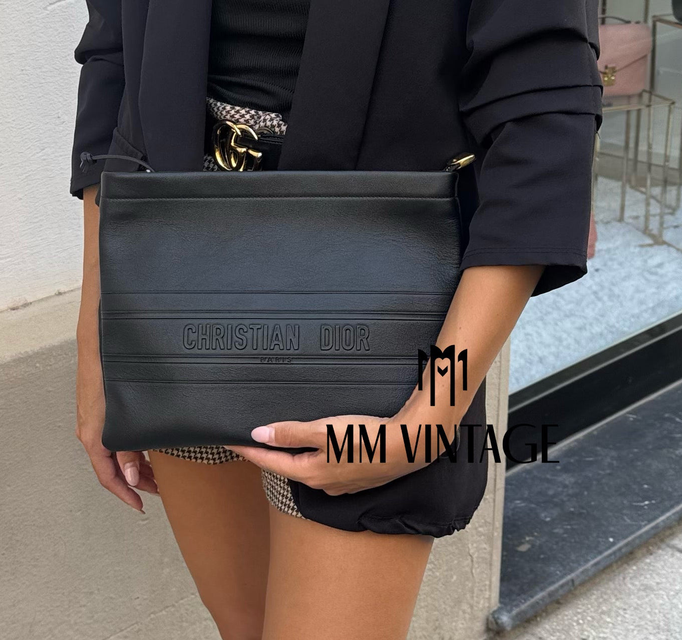 Pochette Stripe Pouch Christian Dior