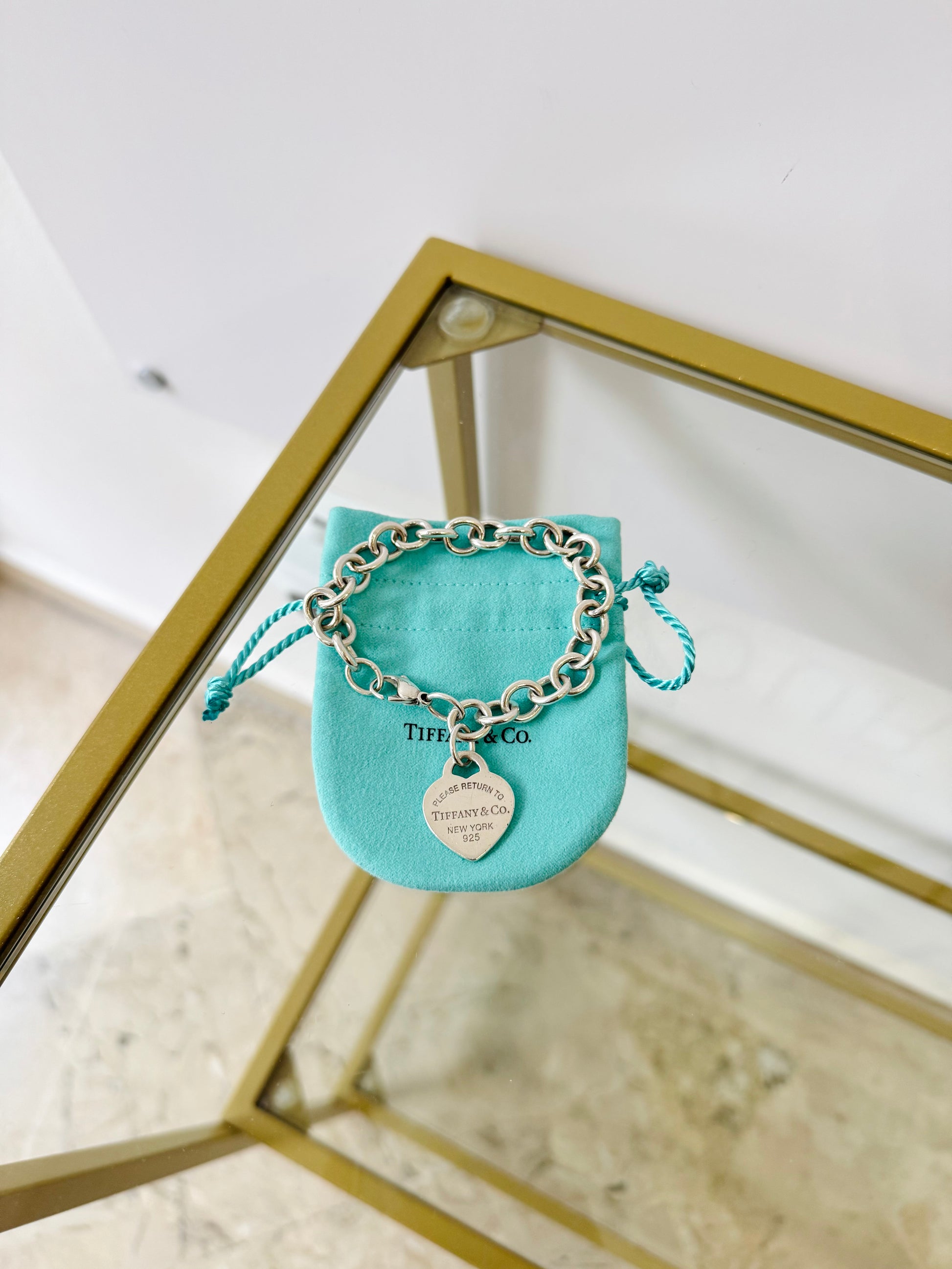 Bracciale a Maglie Cuore M Tiffany