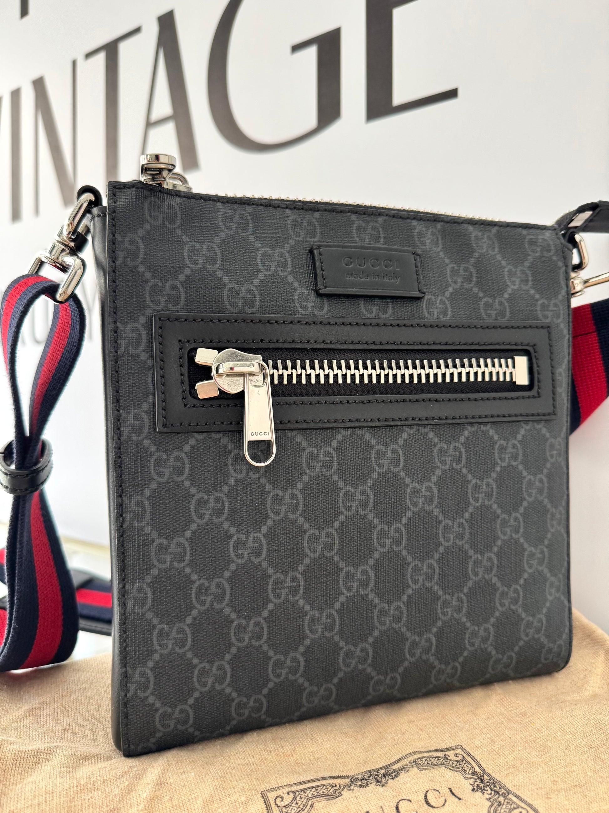 Borsa GG Supreme Nero Gucci