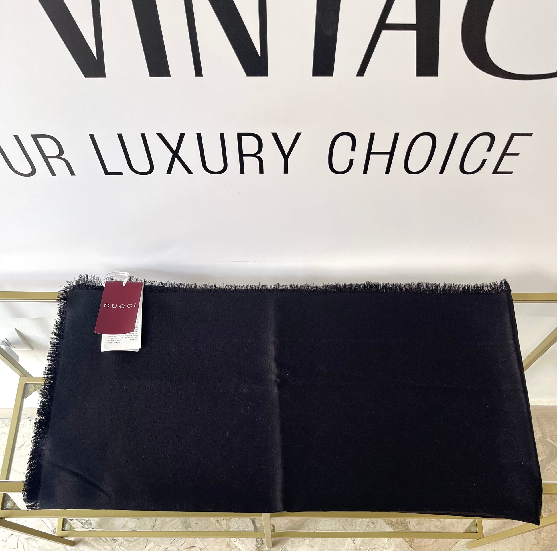 Scialle GG Lamé Gucci