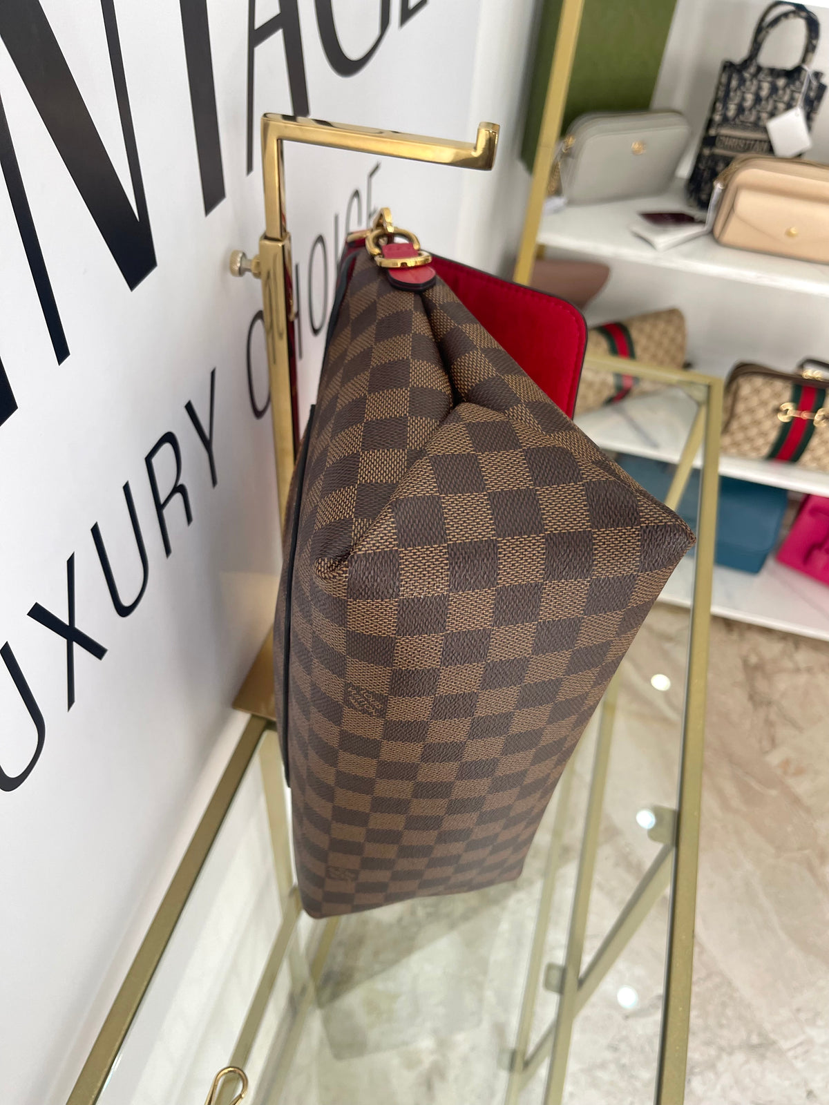 Borsa Beaubourg MM Damier Ebène Louis Vuitton