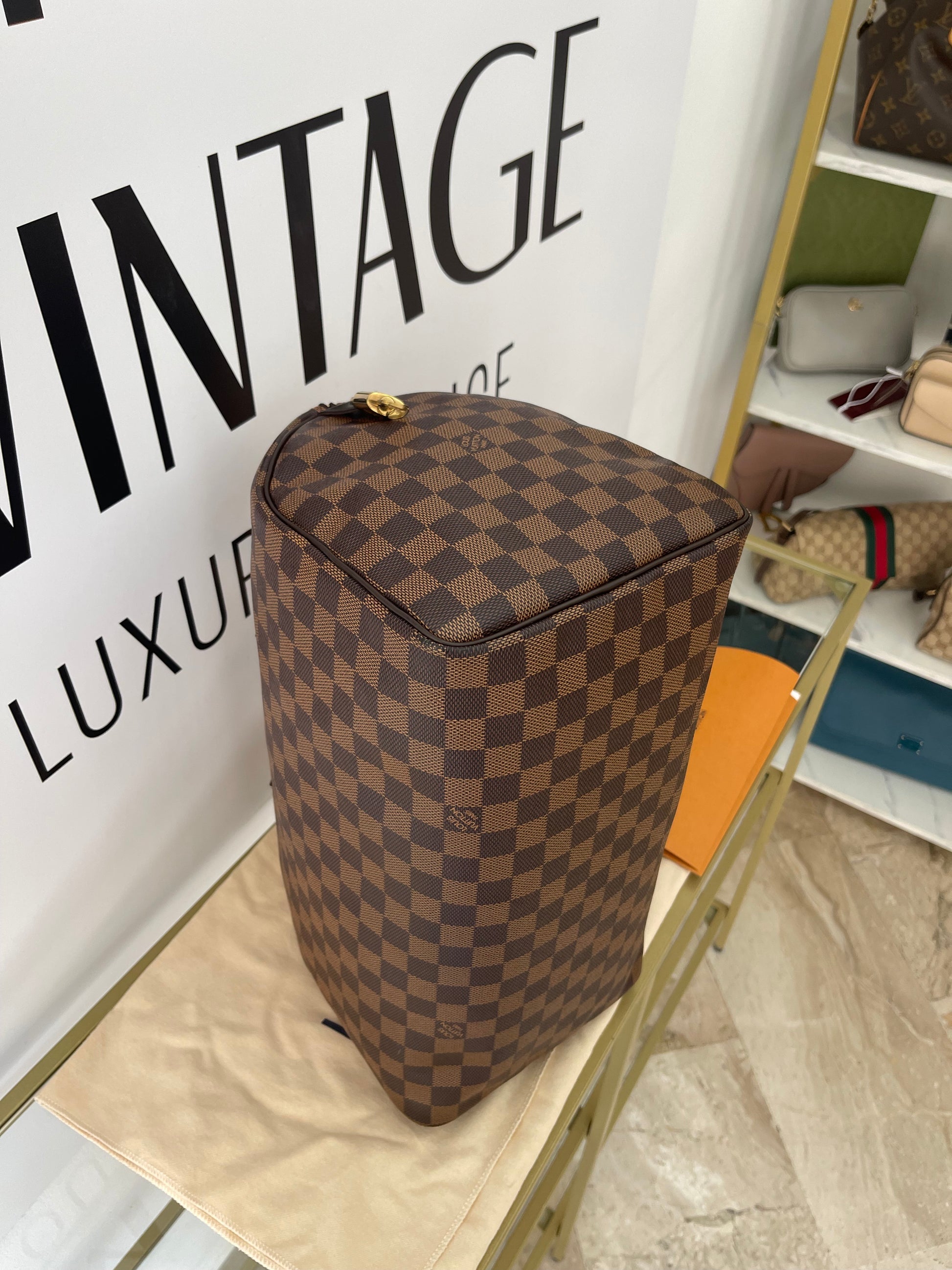 Borsa Speedy 35 Damier Ébène Louis Vuitton