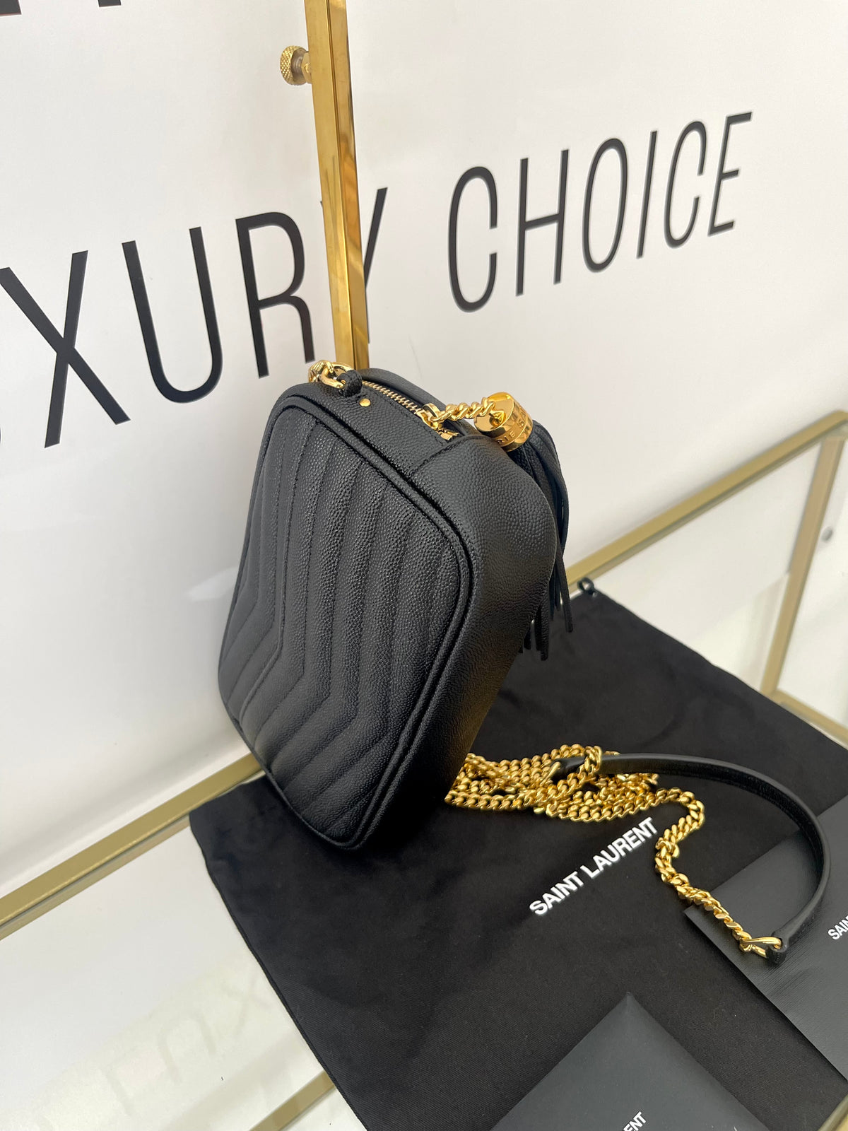 Borsa Mini Camera Lou Saint Laurent