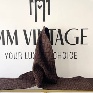 Sciarpa con motivo FF jacquard Fendi