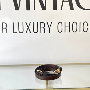 Tracolla No Brand in pelle marrone