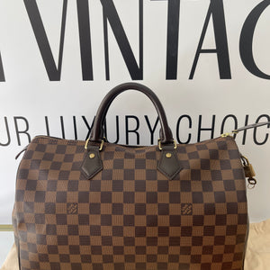 Borsa Speedy 35 Damier Ébène Louis Vuitton
