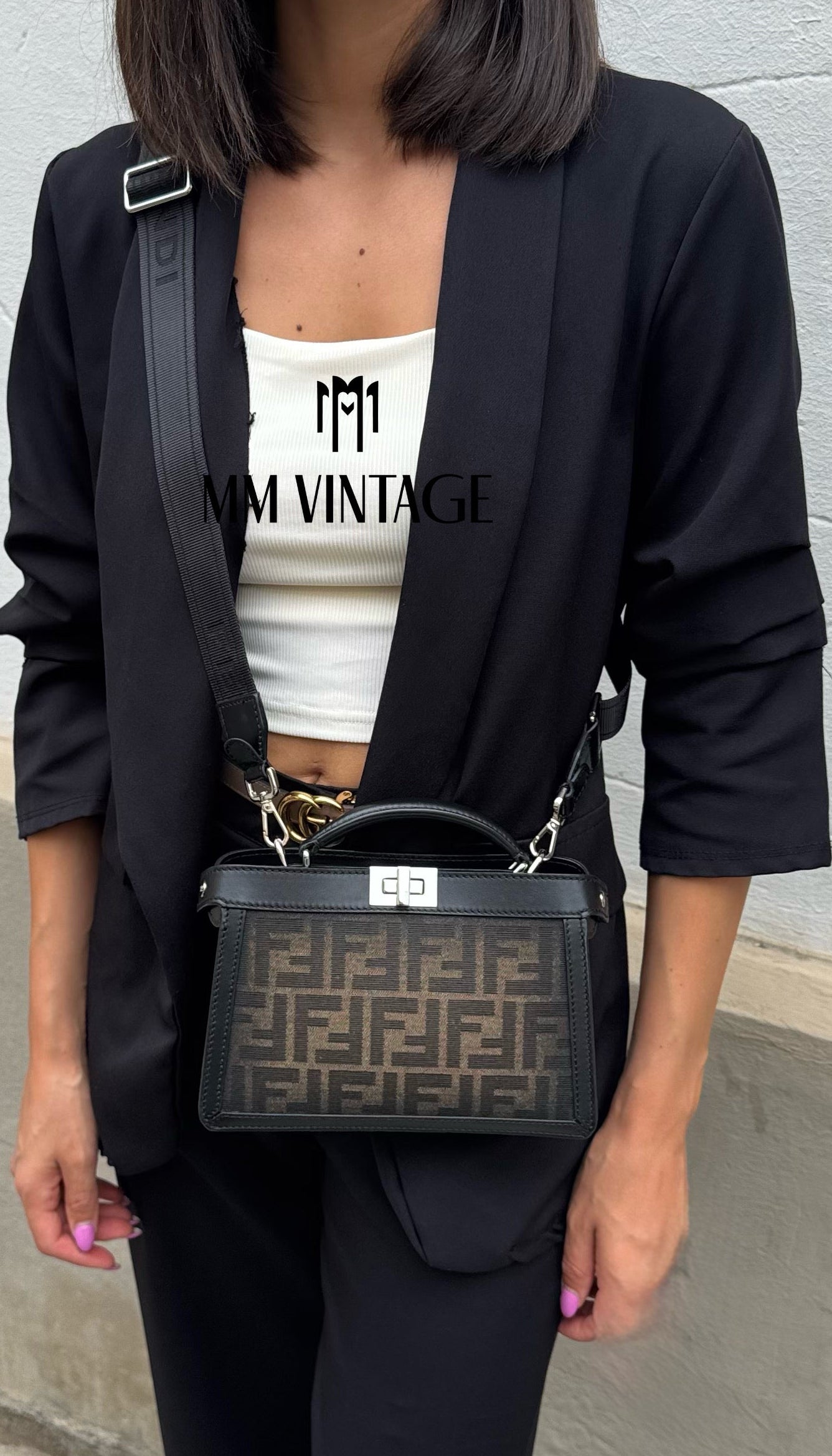 Borsa Peekaboo ISeeU FF Fendi