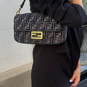 Borsa Baguette FF Fendi