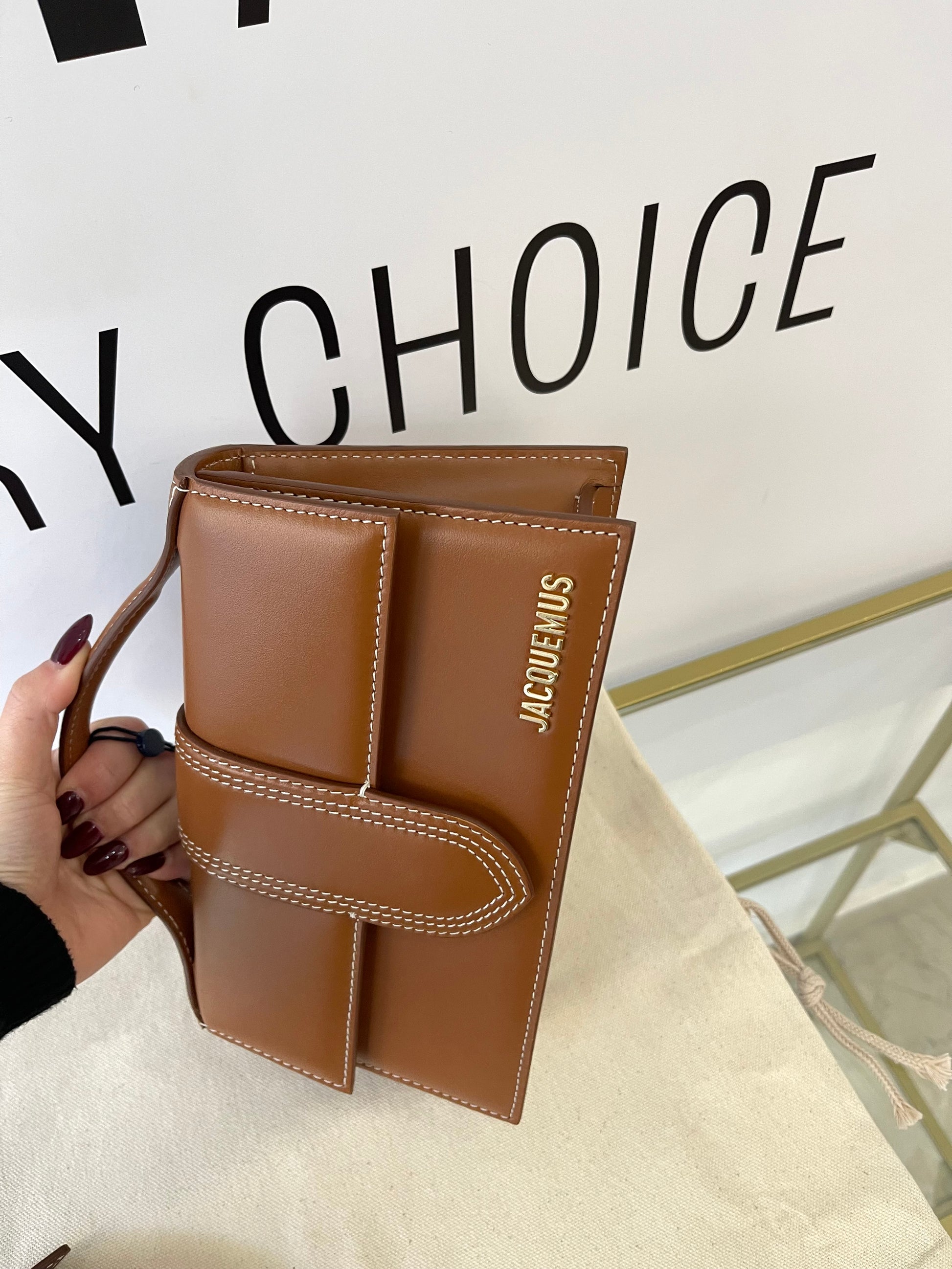 Borsa Le grand Bambino light brown Jacquemus