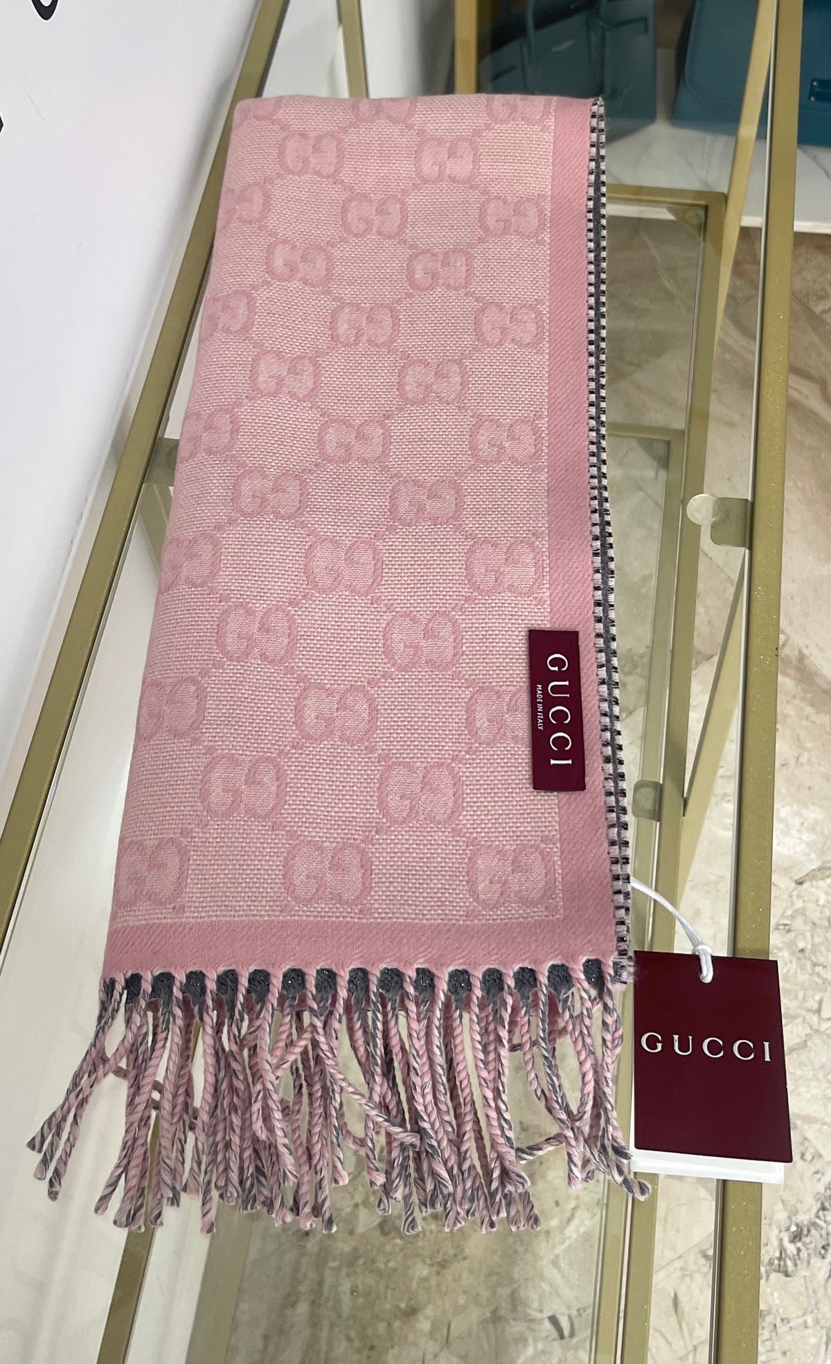 Sciarpa reversibile GG Gucci