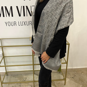 Stola GG in Lana e Seta reversibile Gucci