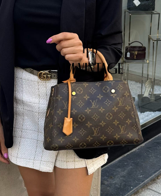 Borsa Montaigne PM Monogram Louis Vuitton